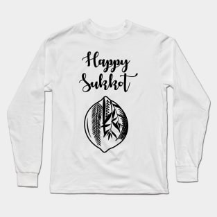 Wish you a very joyful sukkot Long Sleeve T-Shirt